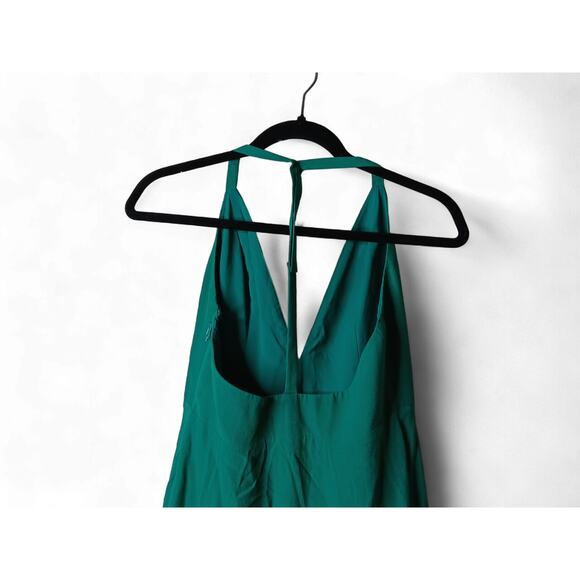 NBD x Naven Twins Emerald Halter Deep V Fit & Flare Mini Dress Party Small - Picture 7 of 11